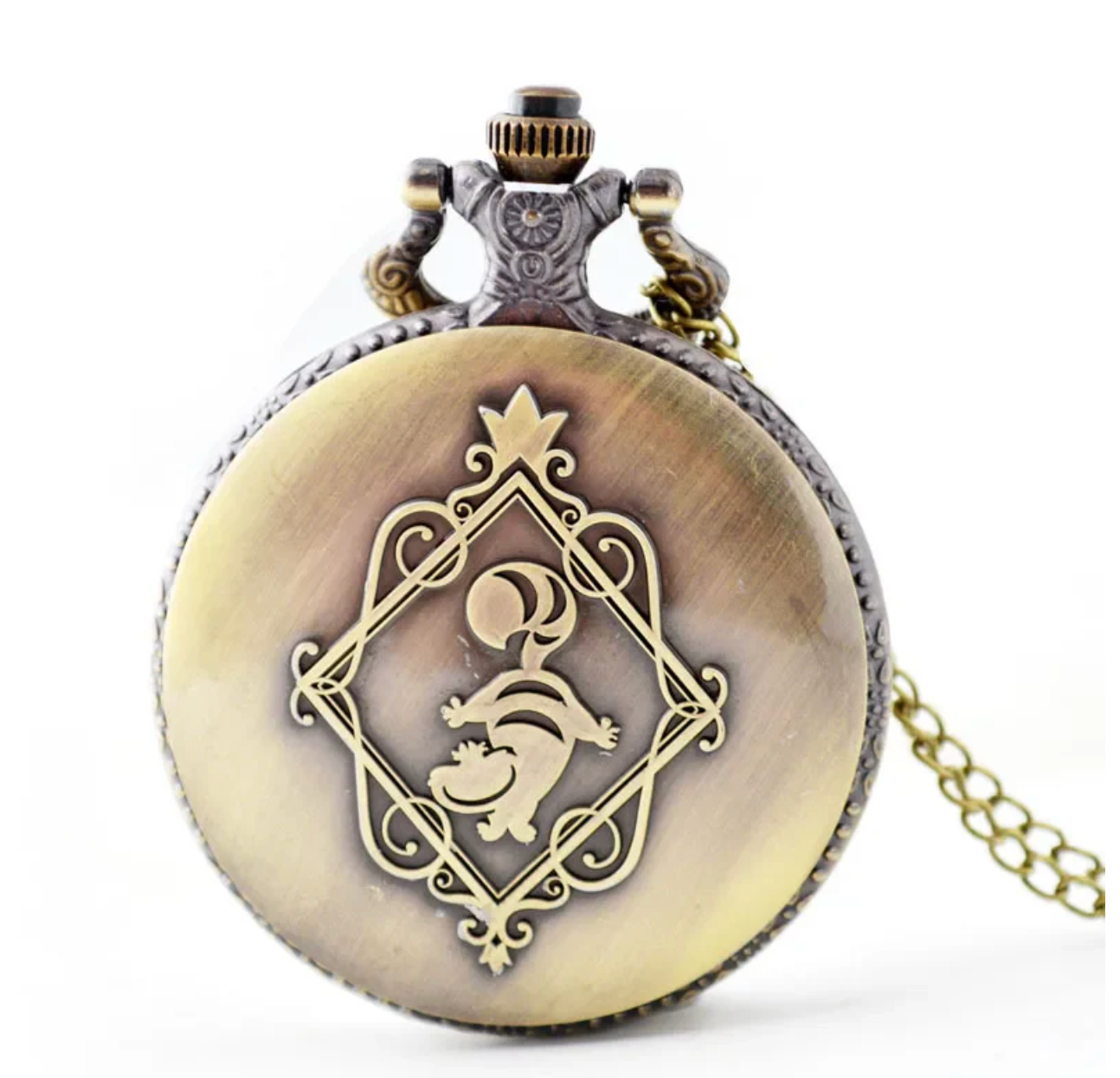 Enchanted Cheshire Cat Pocket Watch
