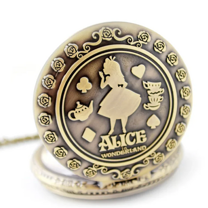 Enchanted Cheshire Cat Pocket Watch