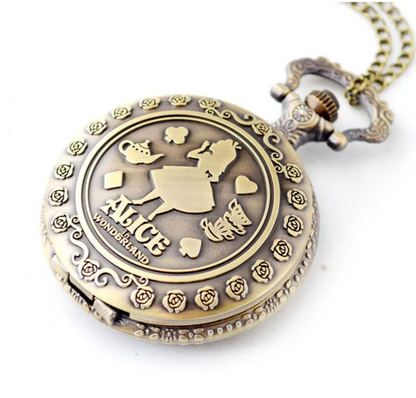 Enchanted Cheshire Cat Pocket Watch