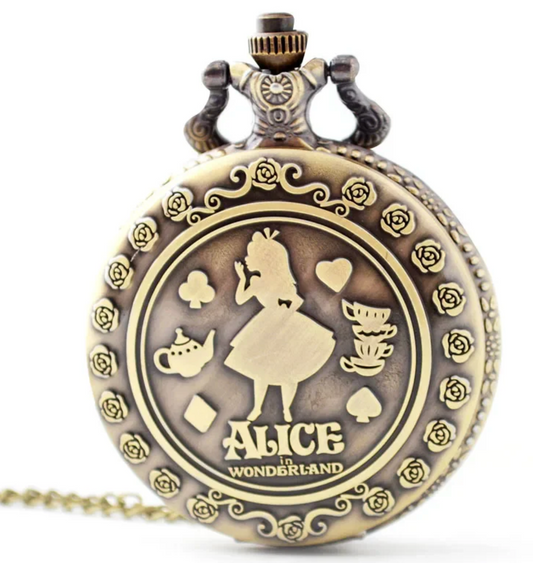 Enchanted Cheshire Cat Pocket Watch