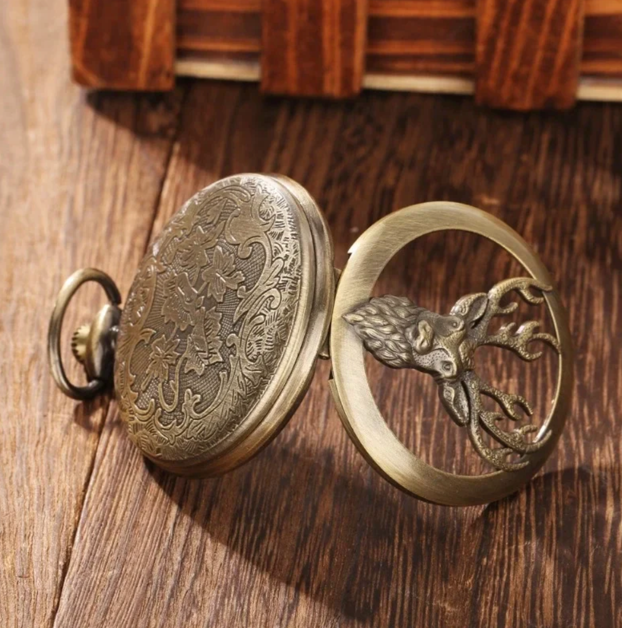 Woodland Stag Pocket Watch