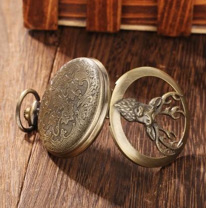 Woodland Stag Pocket Watch