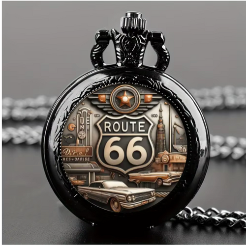 Route 66 Pocket Watch