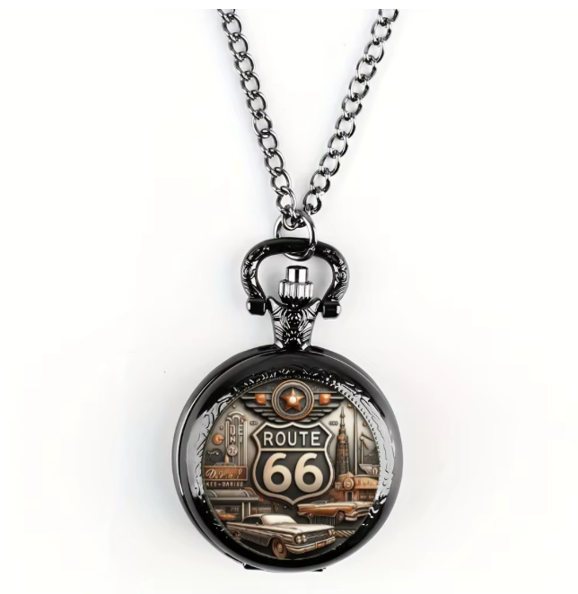 Route 66 Pocket Watch
